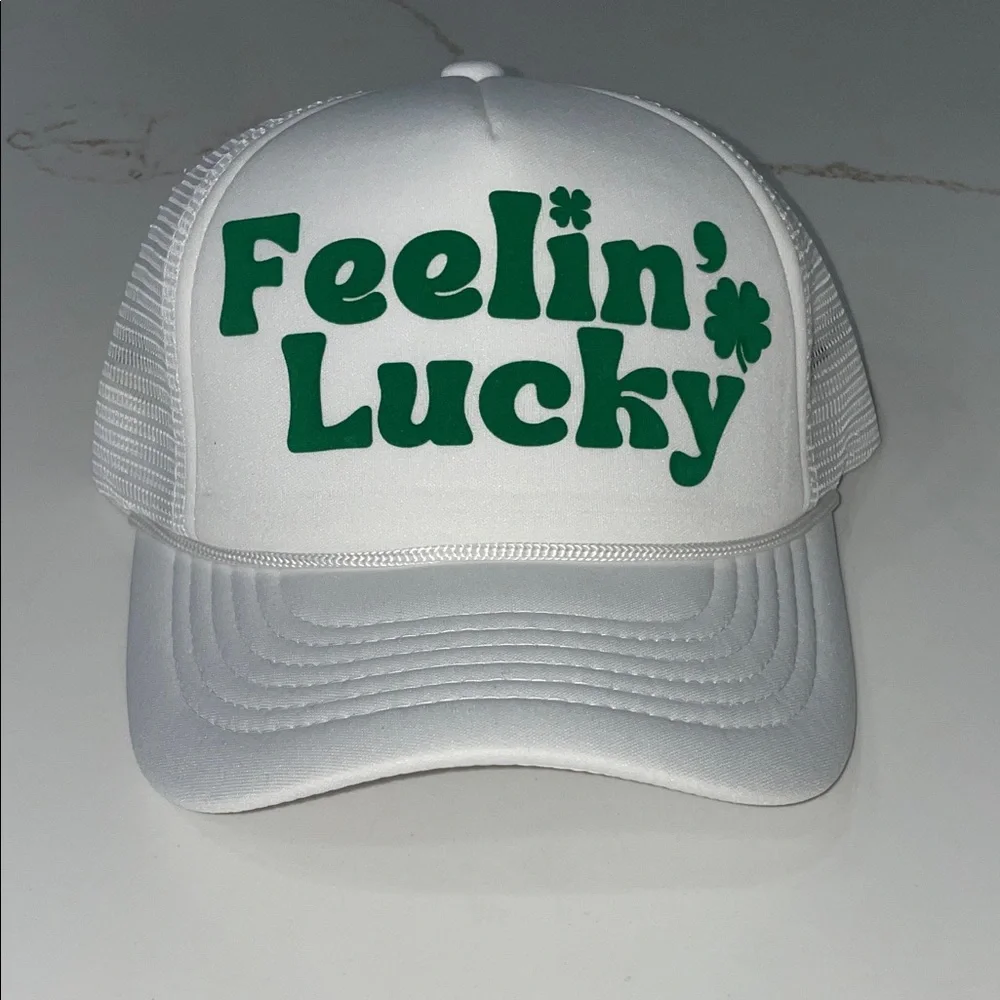 🍀🍀'Feelin' Lucky' St Patrick’s Day Trucker Hat
